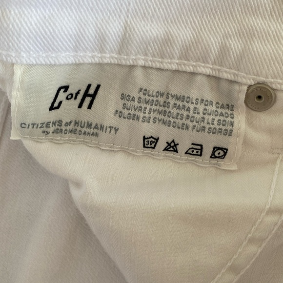 ❤️ Citizens of Humanity White Bootcut Jeans Size 26 NWOT - Picture 8 of 15